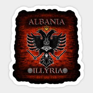 Albanian Eagle Sticker